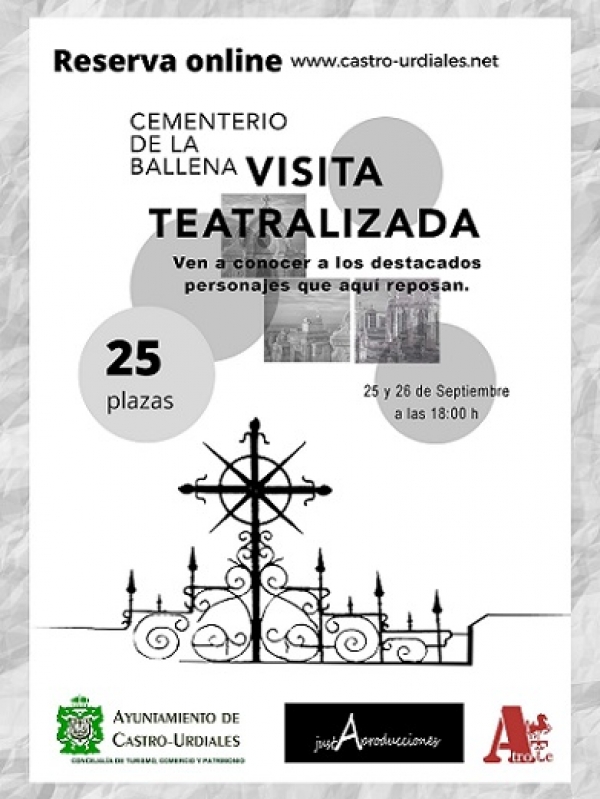 El cementerio de Ballena en Castro Urdiales abre un ciclo de visitas teatralizadas