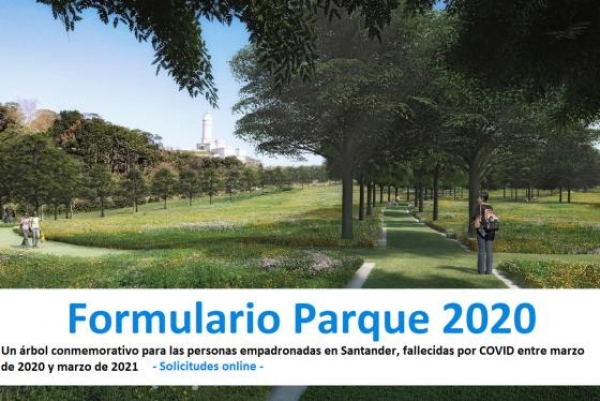 Los vecinos de Santander ya pueden solicitar un árbol en el Parque 2020, homenaje a los fallecidos por Covid