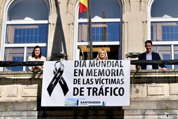 El Ayuntamiento de Santander recuerda a las víctimas de tráfico