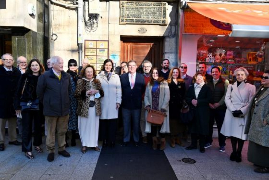 La ruta Ilustres Santander cuenta con una nueva placa dedicada a Amós de Escalante